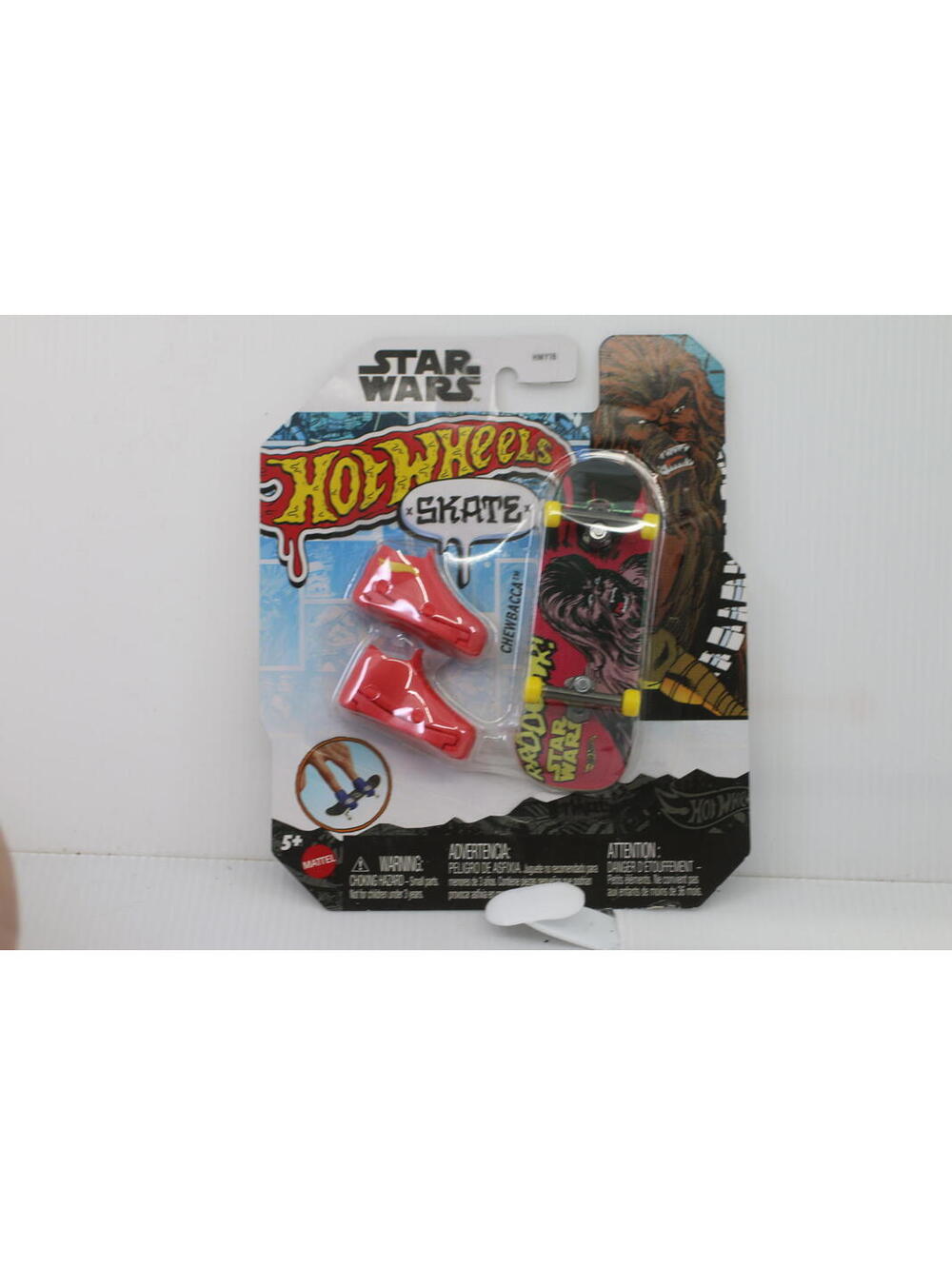 Hot Wheels “Skate” Star Wars Fingerboard Skateboard Chewbacca Edition.